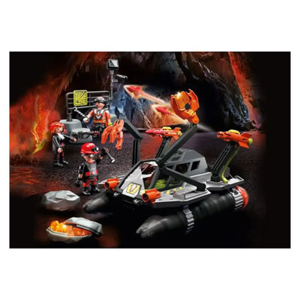 Playmobil: Dino Rise Der zerstörerische Bohrwagen (70927) kép 2