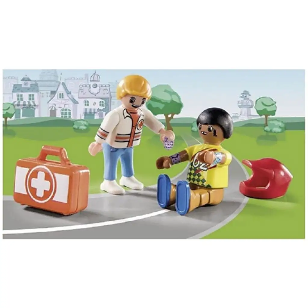 Playmobil: Duck on Call Rettungseinsatz bei Rennunfall (70919) kép 3