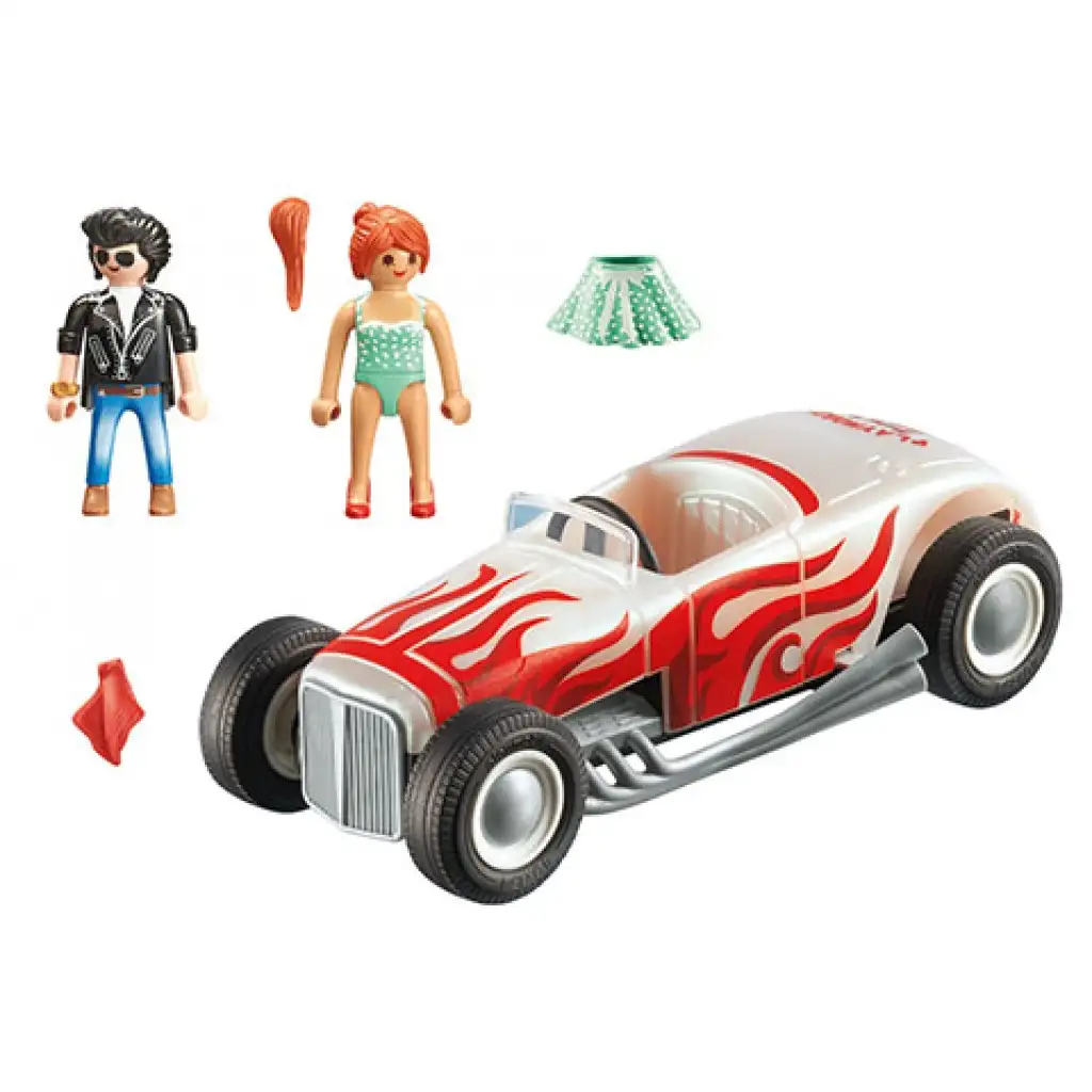 Playmobil: Starter Pack Hot Rod (71078) kép 2