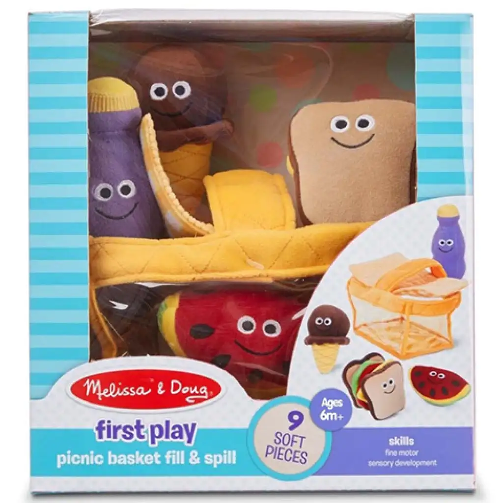 Plüsch-Picknickkorb 9-teiliges Set - Melissa & Doug