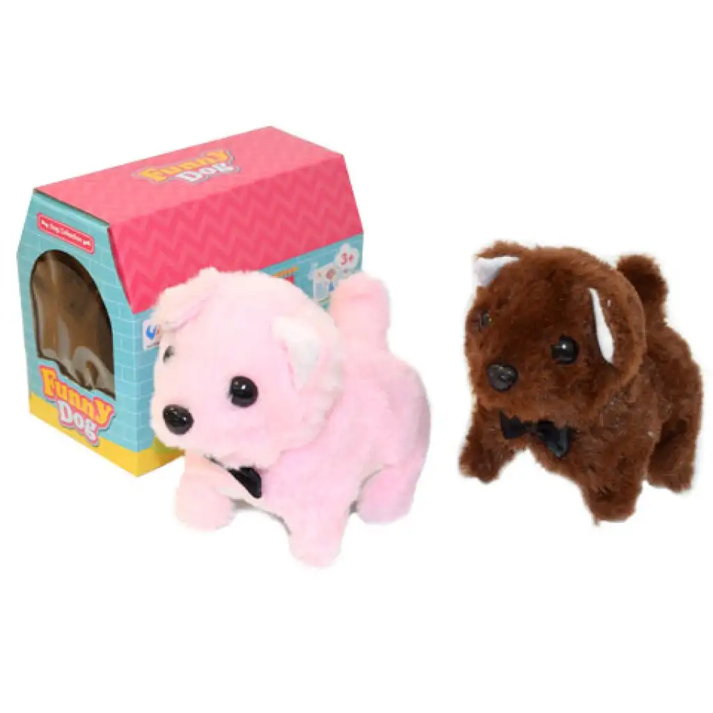 Plüsch-Spazierhund mit Geräusch