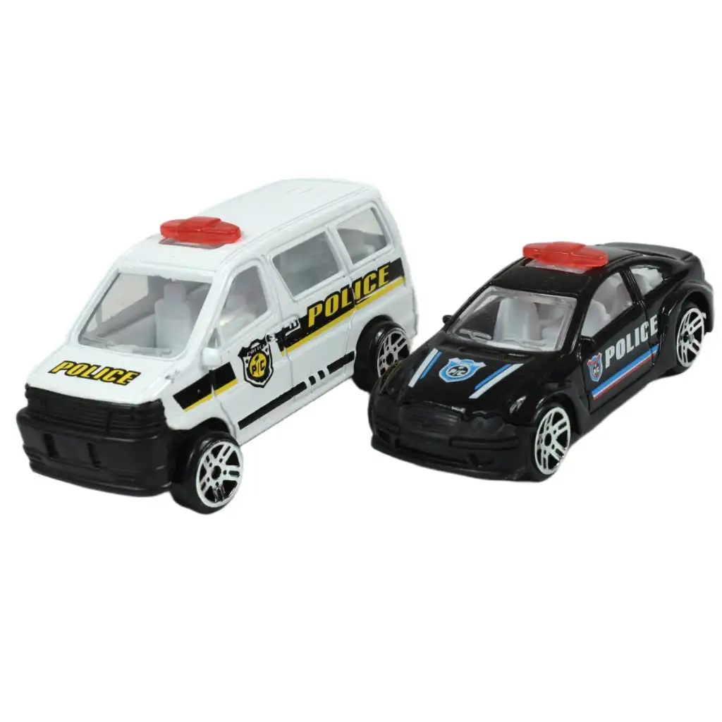 Police Brigade: Polizeiauto-Set mit Zubehör kép 5