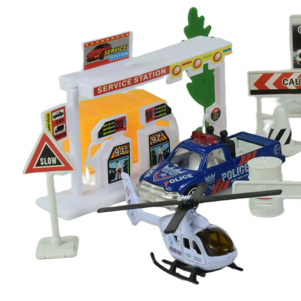 Police Squad: Polizeispielset mit Fahrzeugen und Zubehör in zwei Varianten kép 9