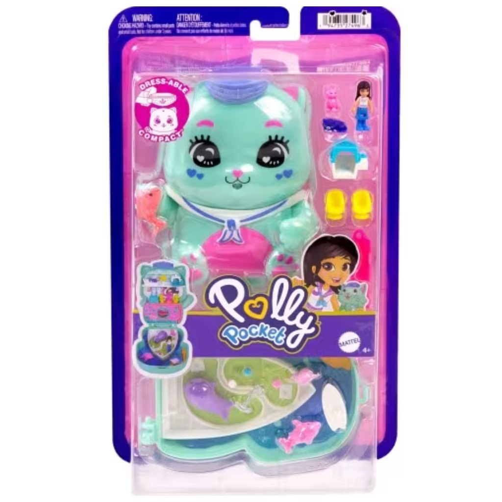 Polly Pocket: Mittelgroßes Katzenset - Mattel