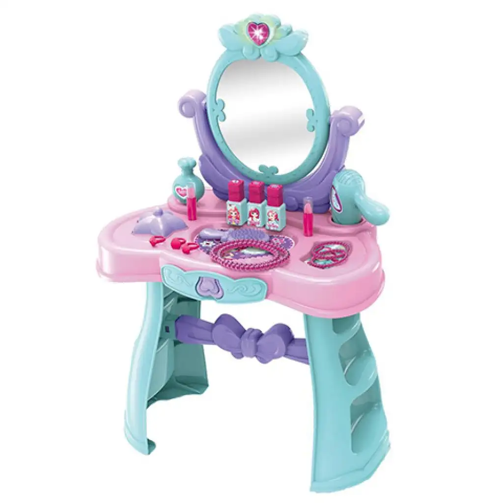 Pretty Beauty Musik Frisiertisch und Schminktisch mit Zubehör kép 2