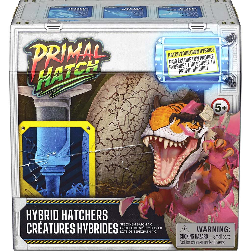 Primal Hatch Interaktives Mini-Überraschungs-Dinosaurier-Ei – Spin Master