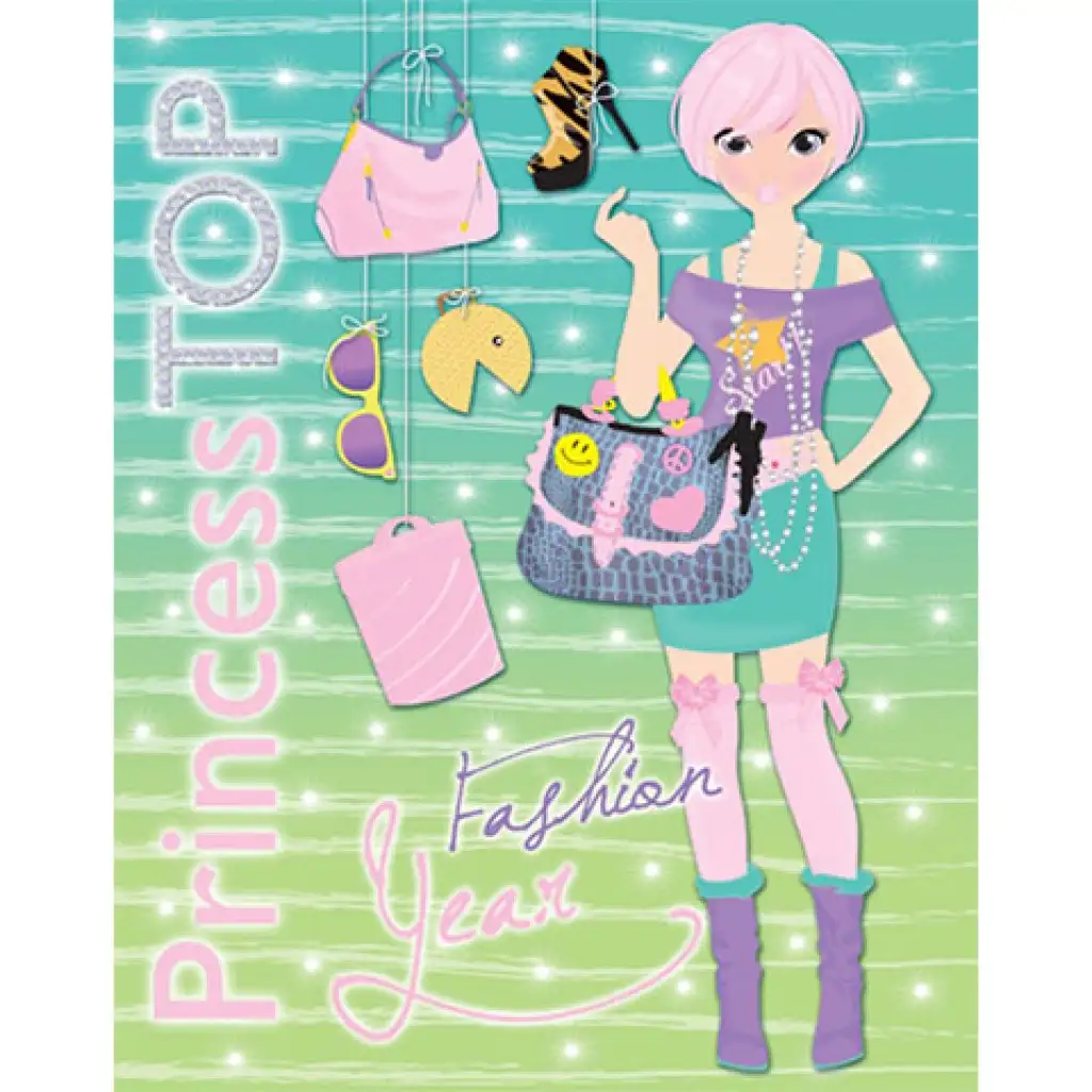 Princess TOP - Fashion Jahr Stickerbuch