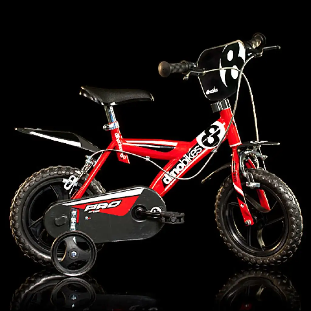 Pro rotes Kinderfahrrad in Größe 12 - Dino Bikes Fahrrad