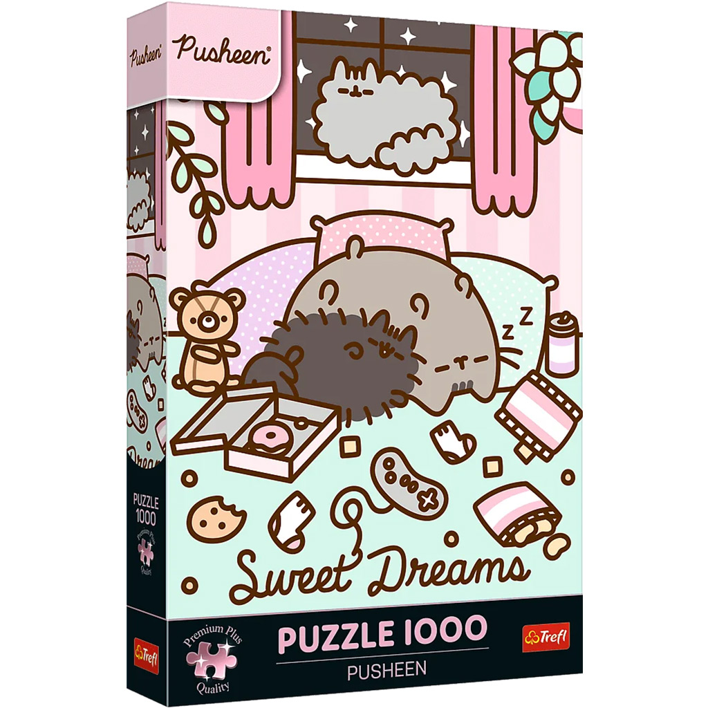 Pusheen Süße Träume 1000-teiliges Premium Plus Quality Puzzle – Trefl
