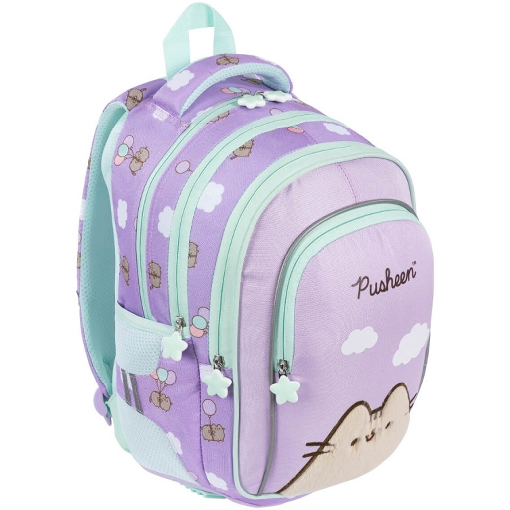 Pusheen Violet ergonomischer Schulranzen, Rucksack BPL58 40x29x19 cm