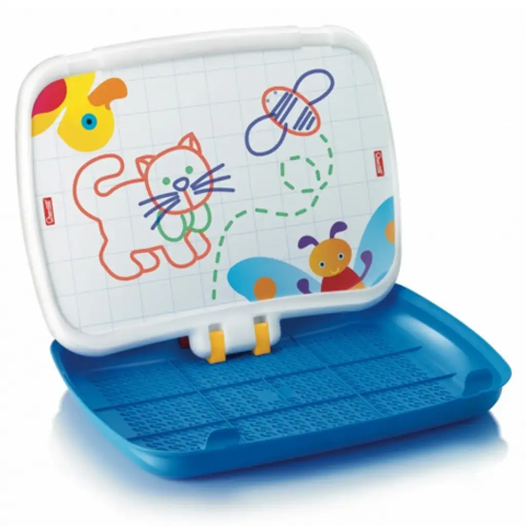 Quercetti: 2-in-1 Junior Steckmosaik-Set mit Zeichentafel kép 3