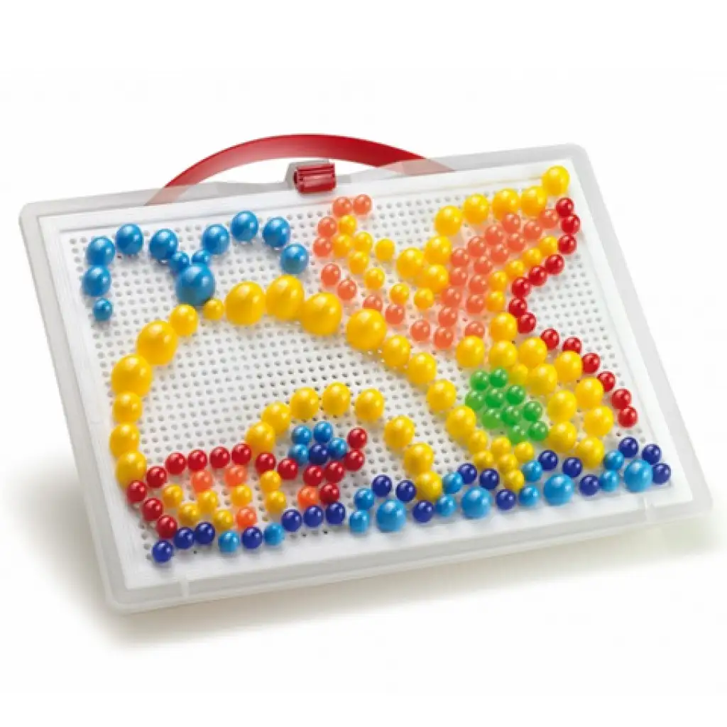 Quercetti: Bunte Steckmosaik-Set Wal 280 Stück kép 3