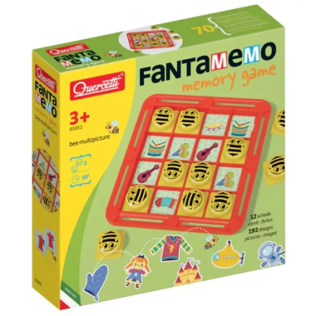 Quercetti: Fanta Memo Bienen-Memory-Spiel