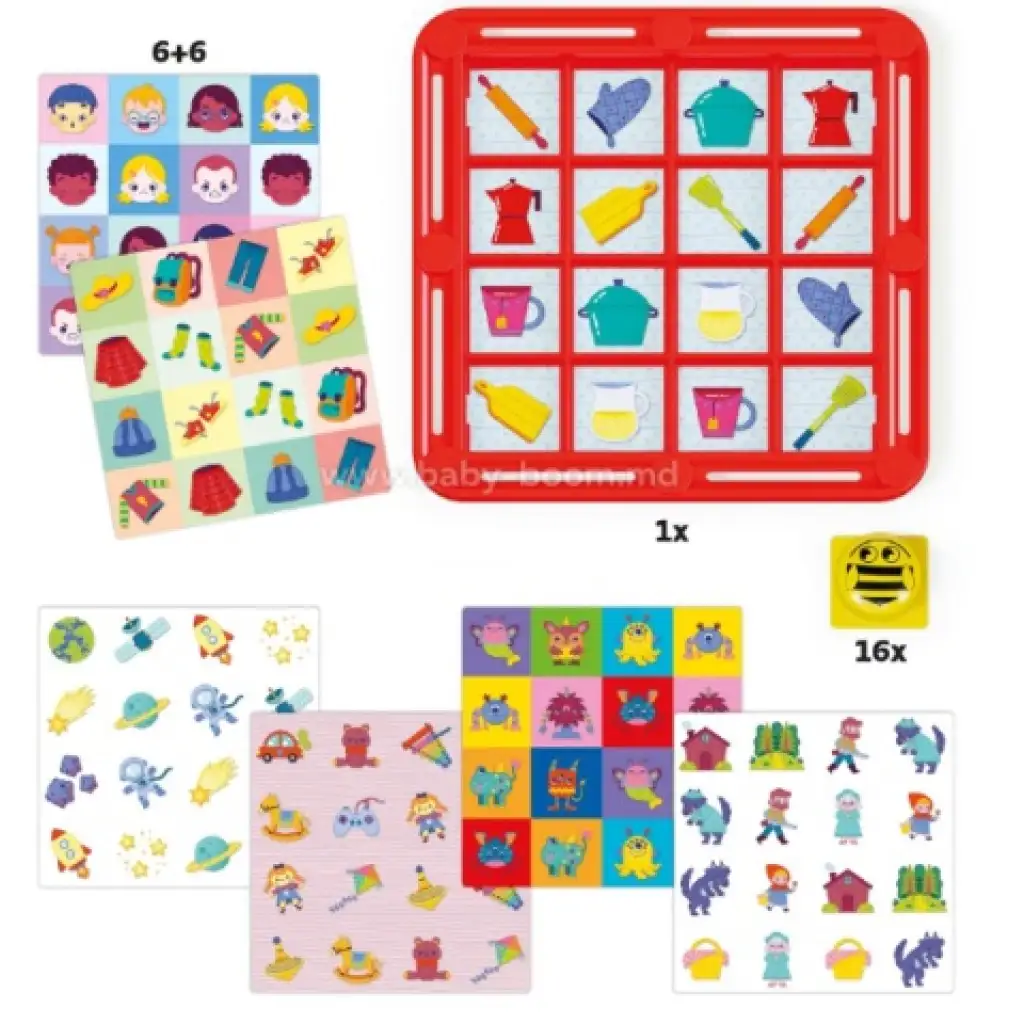 Quercetti: Fanta Memo Bienen-Memory-Spiel kép 4