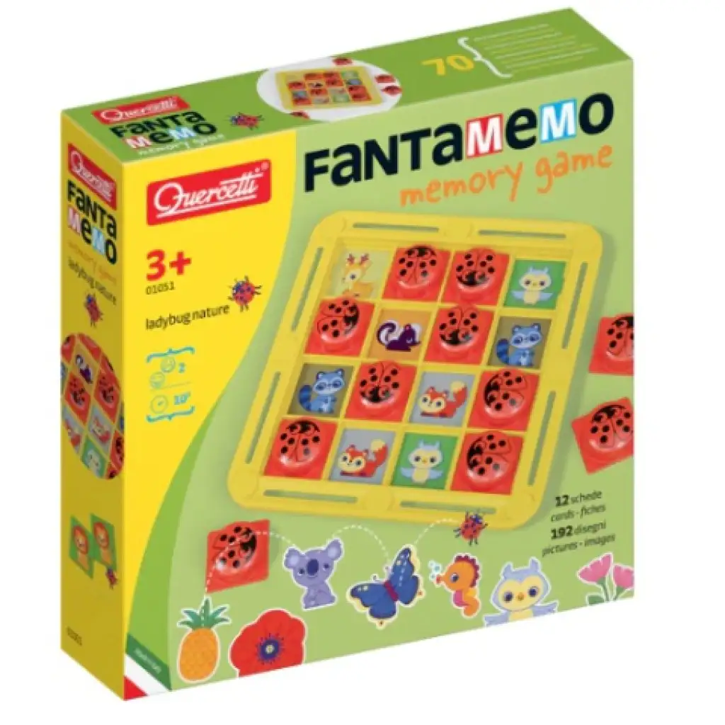 Quercetti: Fanta Memo Marienkäfer-Memory-Spiel