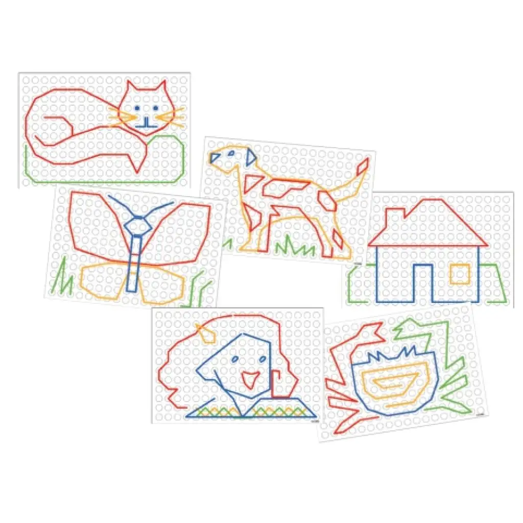 Quercetti: Filo Ergänzungsmusterkarte 12er-Set