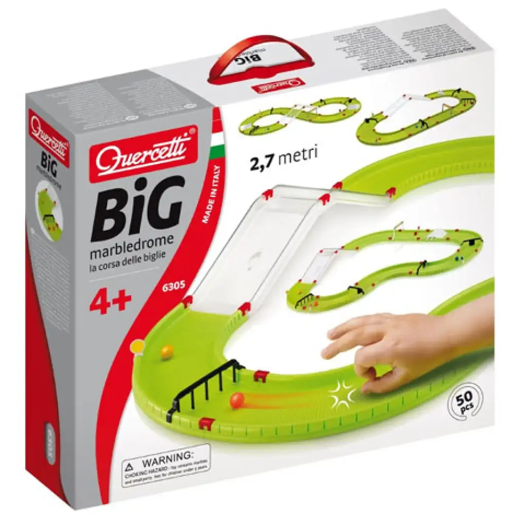 Quercetti: Große Murmelbahn 2,7m 50 Stück