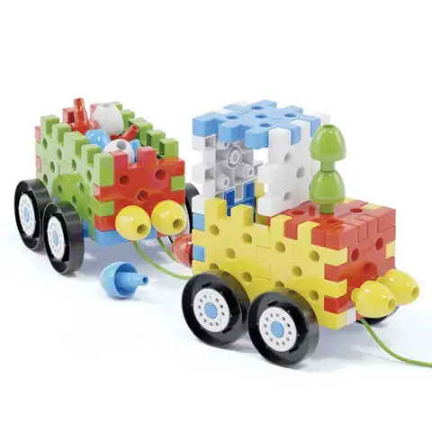 Quercetti: Jumbo Pötyi Fahrzeuge 62-teiliges Set kép 3