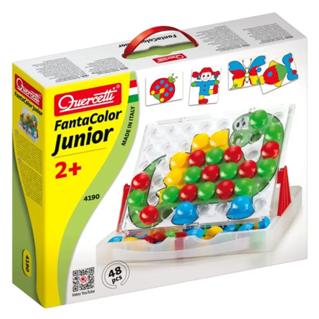 Quercetti: Junior Mosaik-Set - Dino 48 Stück