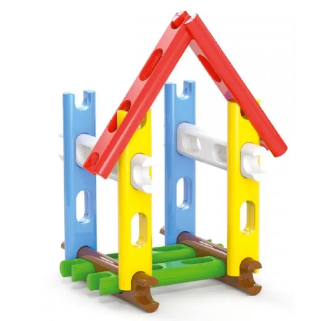 Quercetti: Link Block kreatives Konstruktionsspiel 24-teiliges Set