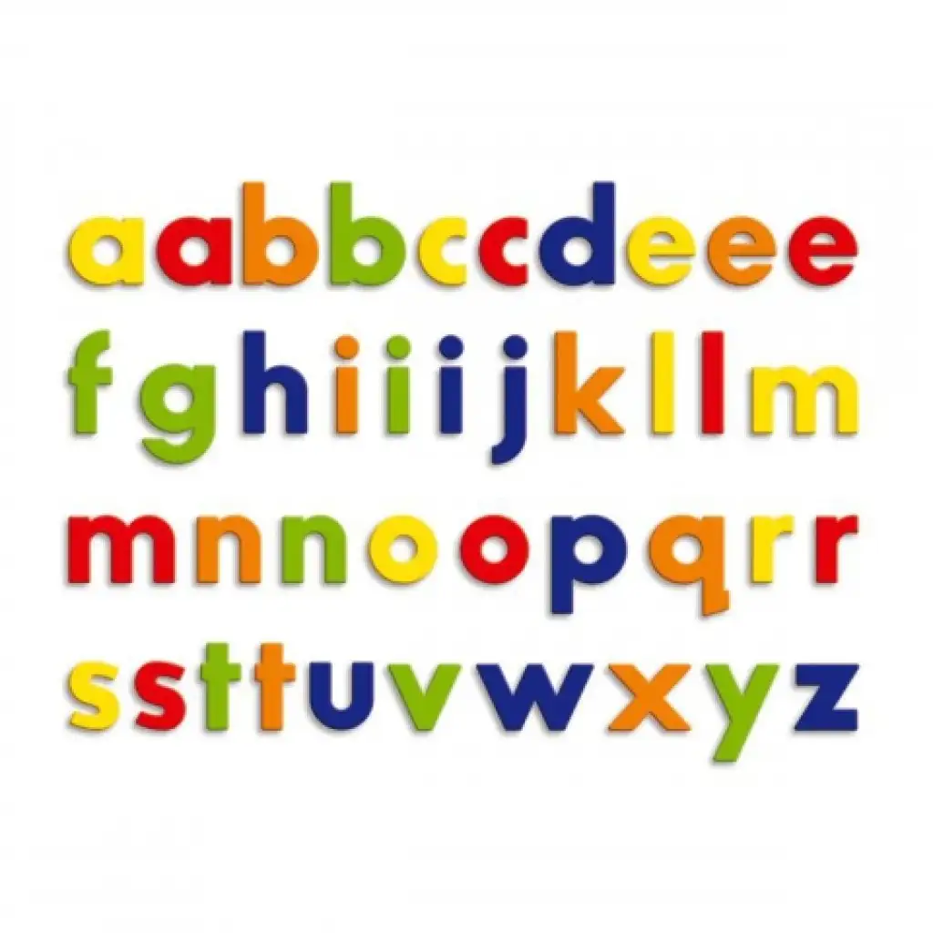 Quercetti: Magnetische Kleinbuchstaben 240er-Set kép 2