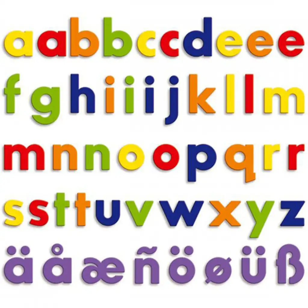 Quercetti: Magnetische Kleinbuchstaben 288-teiliges Set kép 2