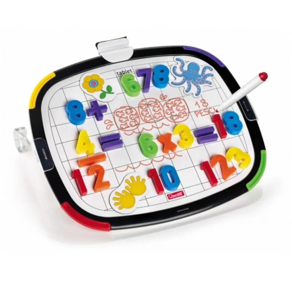 Quercetti: Magnetische Zeichentafel mit Zahlen und Filzstift kép 2