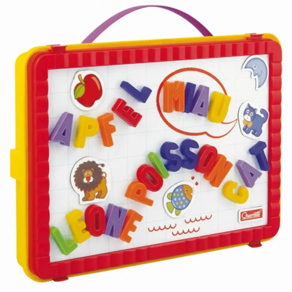 Quercetti: Magnettafel mit Buchstaben und Formen kép 2
