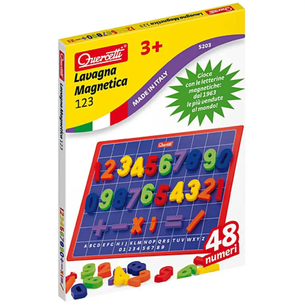 Quercetti: Magnettafel mit Zahlen