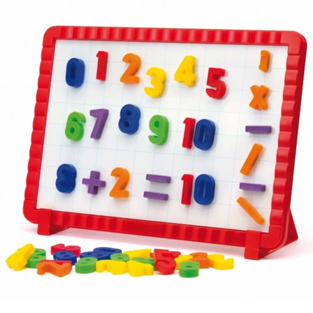 Quercetti: Magnettafel mit bunten Zahlen - 48 Stück kép 2