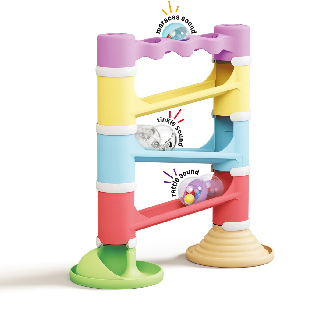 Quercetti: Migoga Tower Eco 17-teiliges Kugelbahn-Spielset kép 2