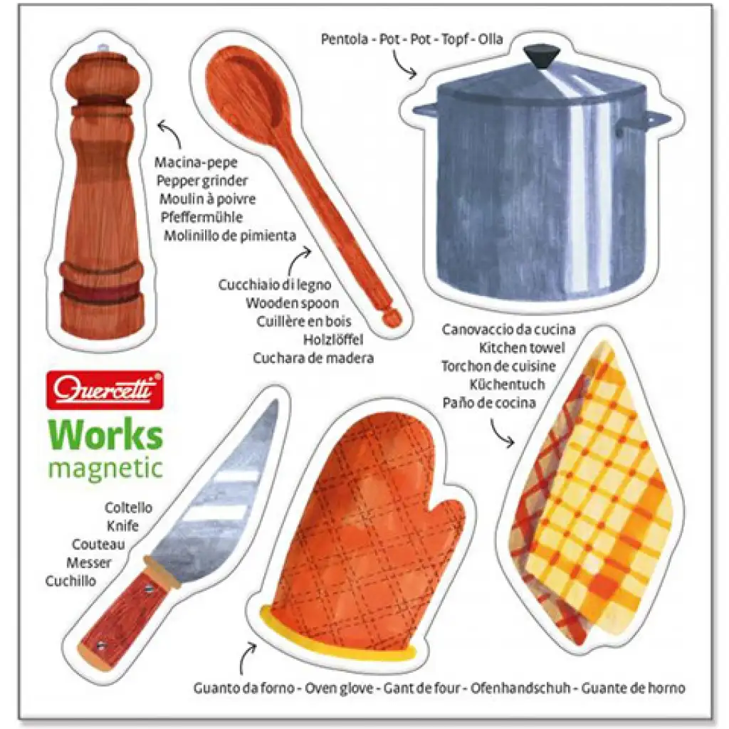 Quercetti: Montessori-Aktivitäten magnetisches Puzzle 3er-Set kép 3