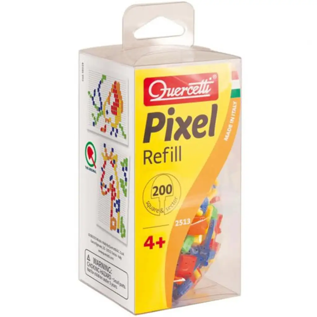 Quercetti: Nachfüllpackung für Steckmosaik 200 Stück 10mm
