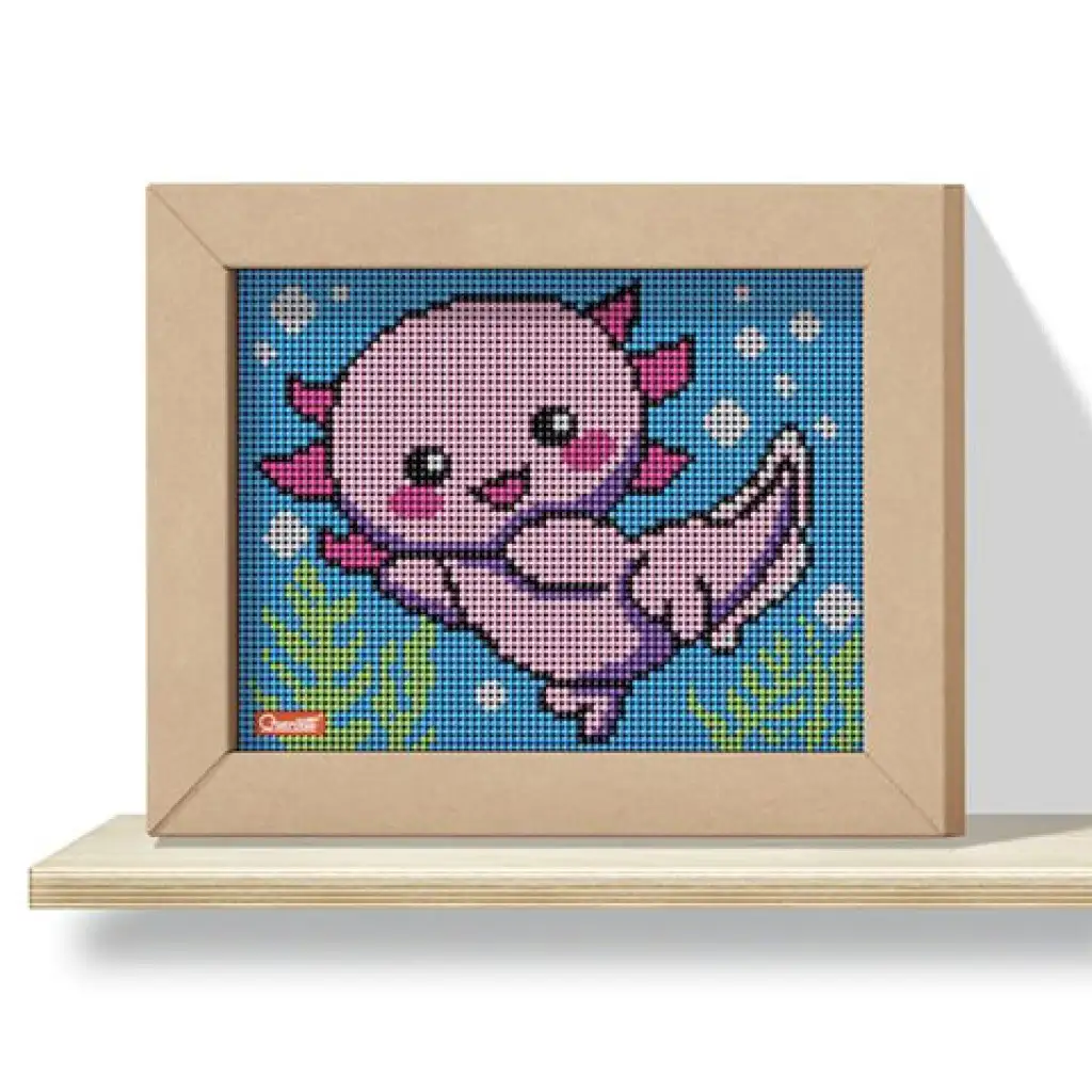 Quercetti: Pixel Art 4 Kawaii Axolotl Mosaik kép 2