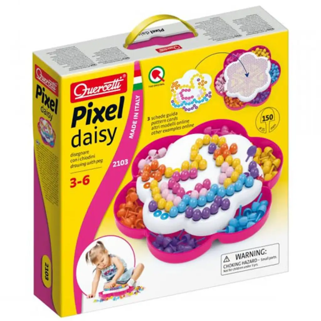 Quercetti: Pixel Daisy Mosaik-Steckspiel