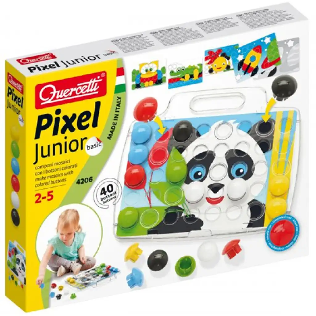 Quercetti: Pixel Junior Basic Baby Riesen-Mosaik kép 1