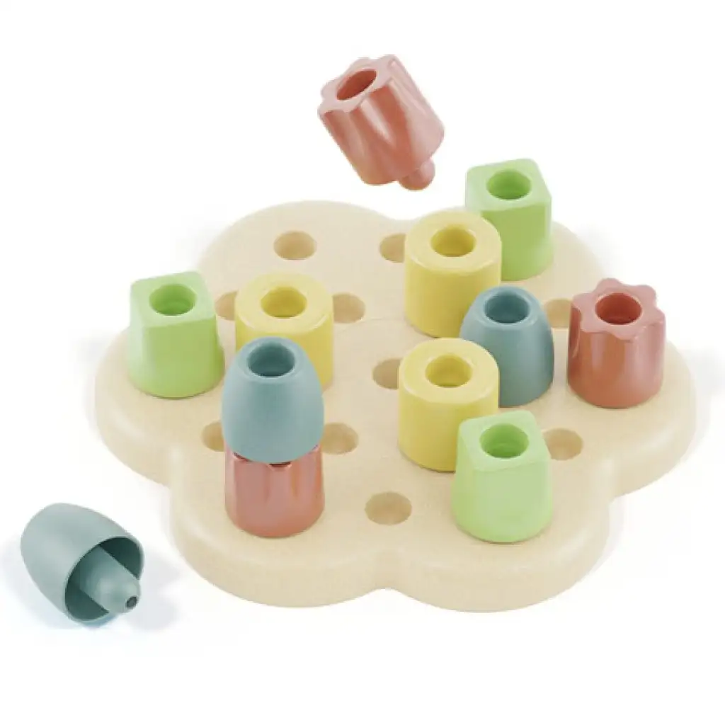 Quercetti: Play Bio Chunky Steckspiel 13-teilig kép 2