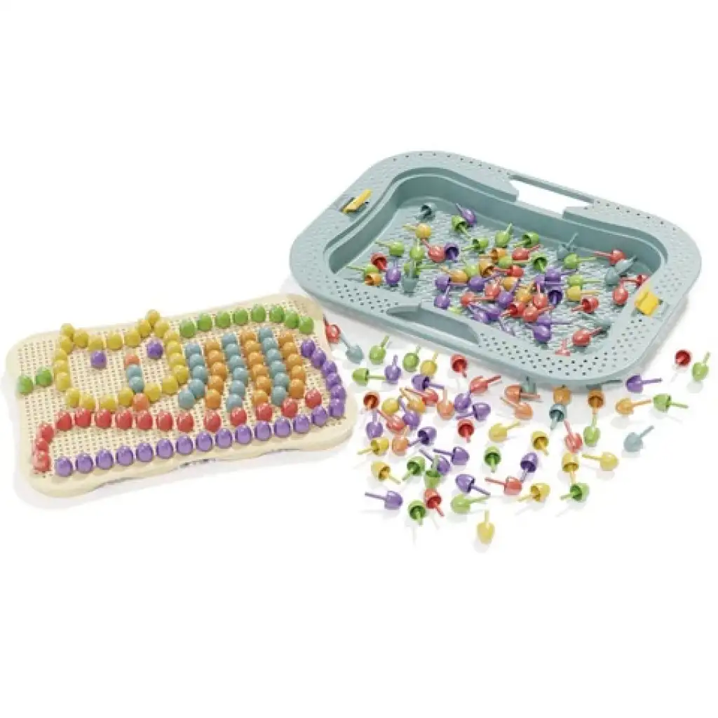 Quercetti: Play Bio Fantacolor Design Steckspiel 162-tlg. kép 3