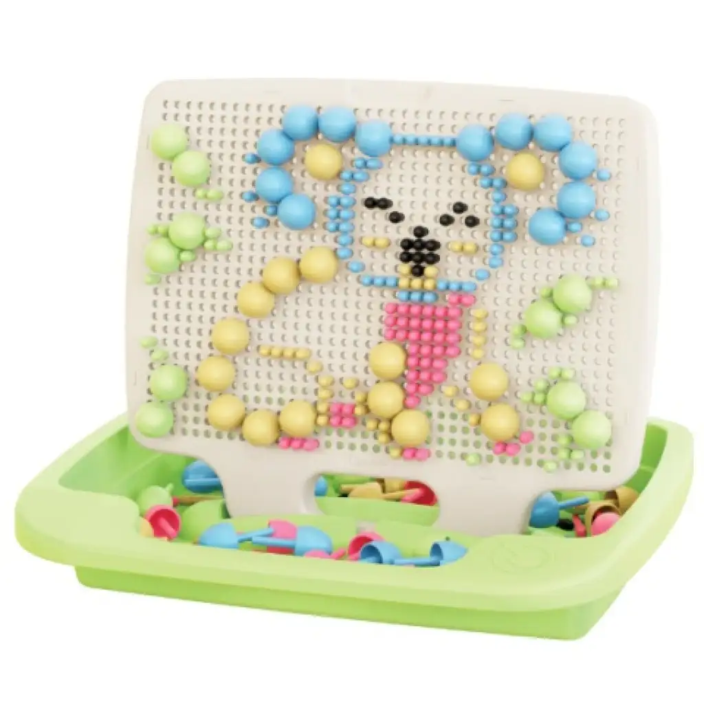 Quercetti: Play Eco Fanta Color 310-tlg. Steckmosaik-Set kép 2