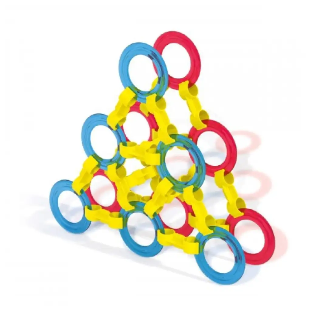 Quercetti: Ringo 240-teiliges Ringbauspiel