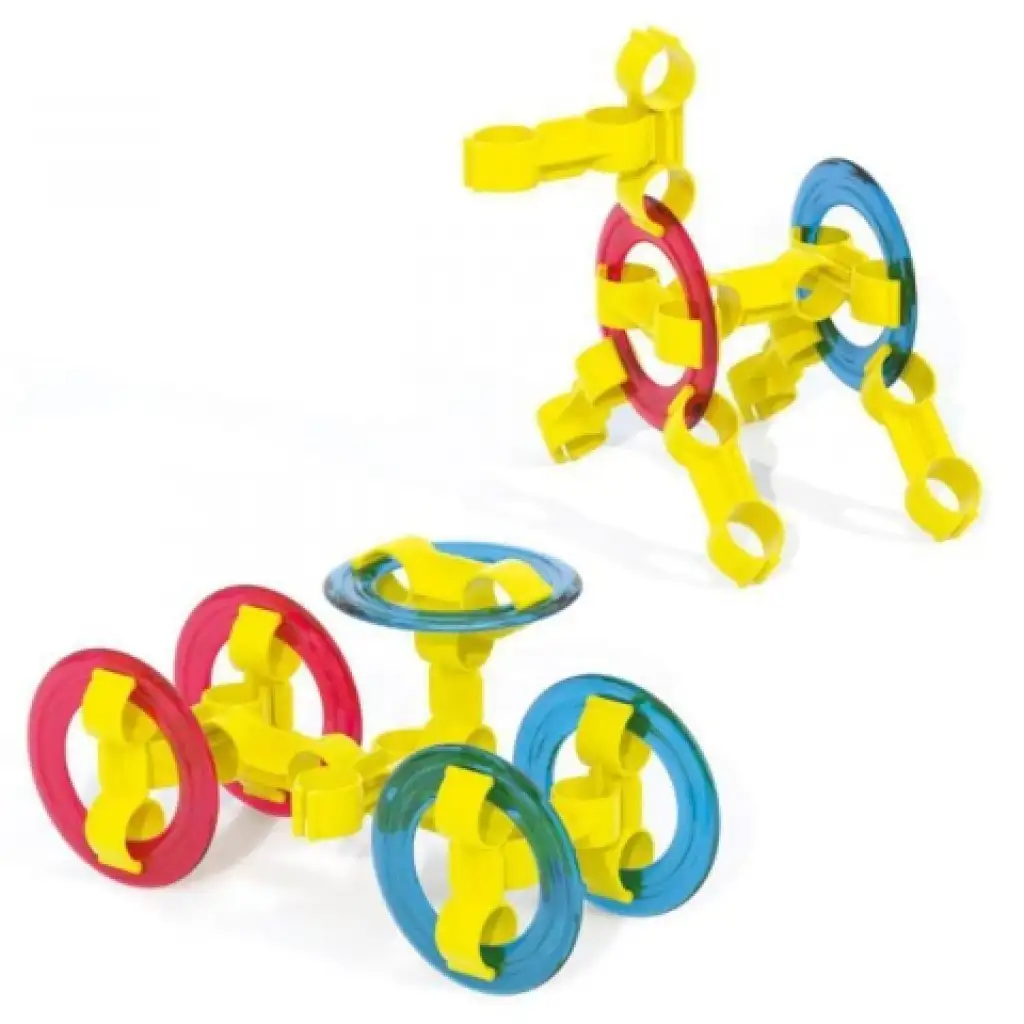 Quercetti: Ringo 240-teiliges Ringbauspiel kép 2