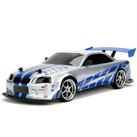 RC Fast & Furious Nissan Skyline GT-R Drift ferngesteuertes Auto 1/10 - Simba Toys kép 2