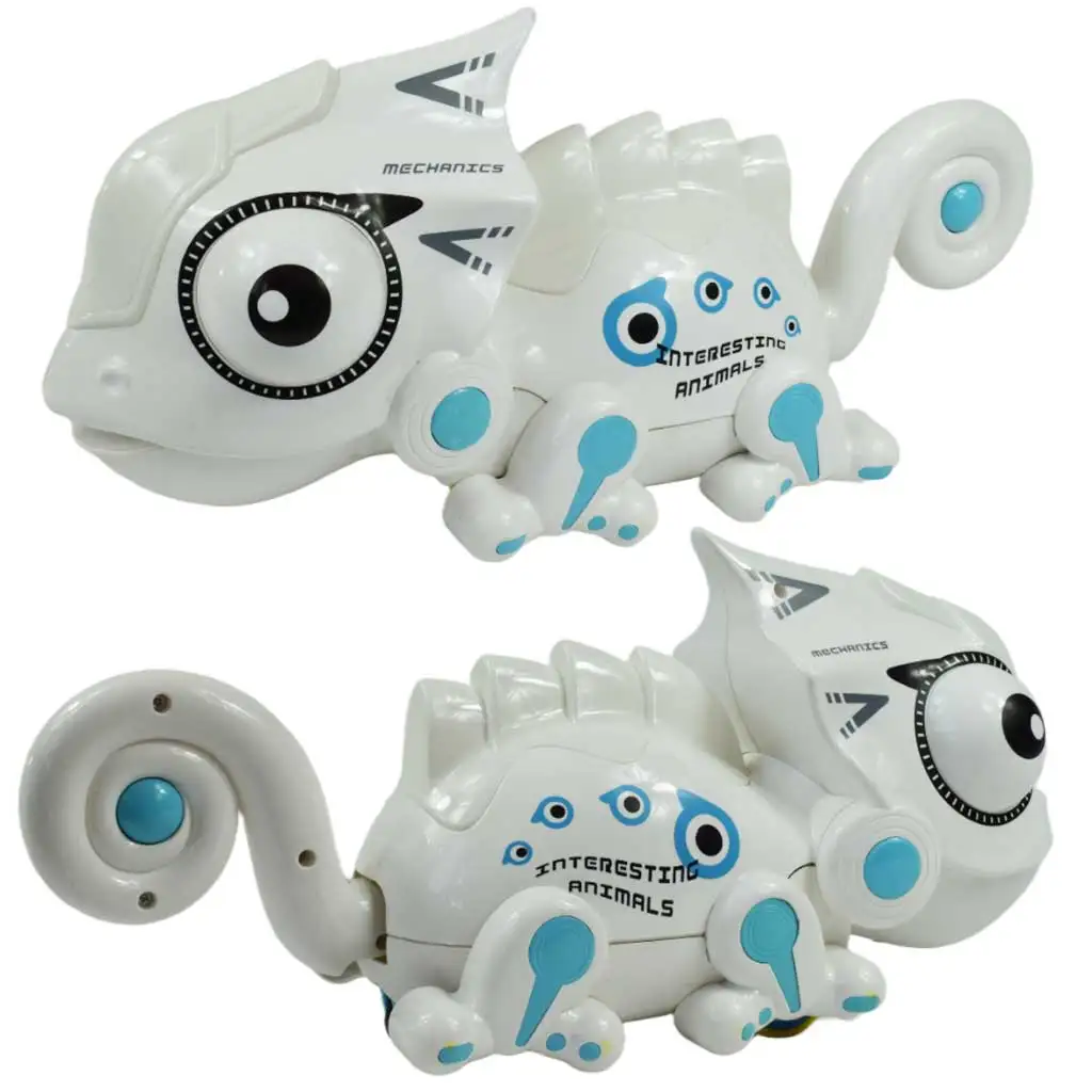 RC-Fernbedienung Chamäleon mit Geräuschen und 5 verschiedenen Lichteffekten 27MHz 33cm kép 2