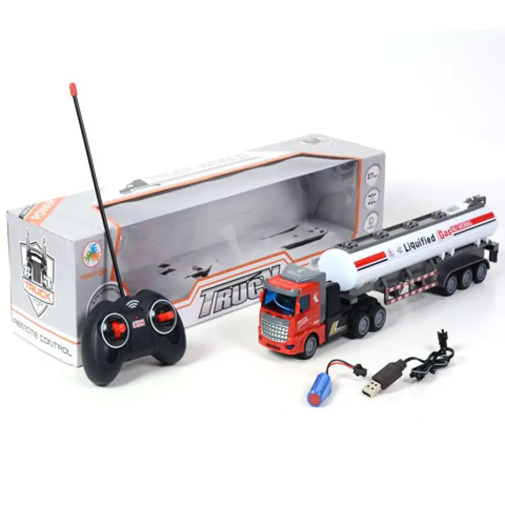 RC Kraftstofftransporter ferngesteuerter LKW mit Licht 1/48