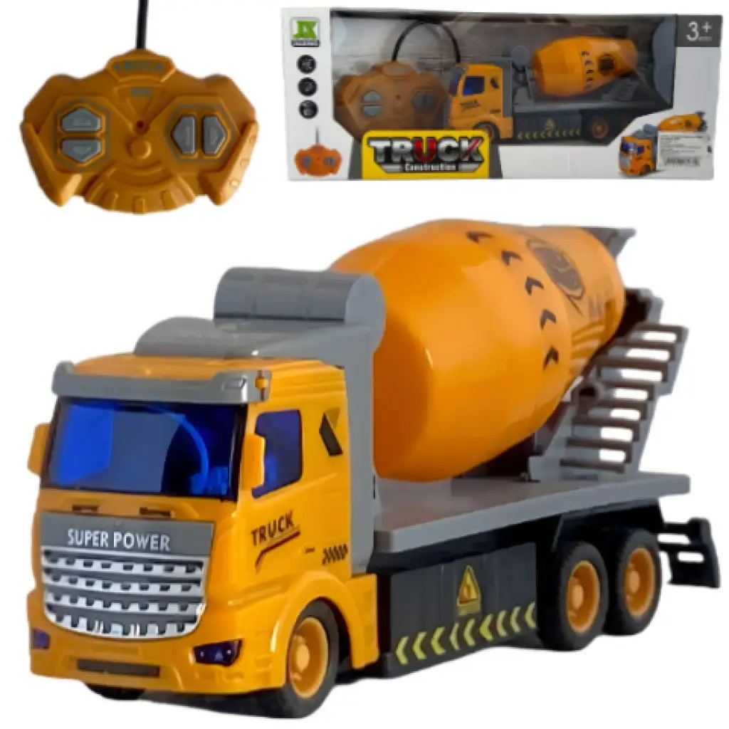 RC ferngesteuerter Betonmischer mit Licht 1/48 Maßstab 27MHz 20cm kép 1
