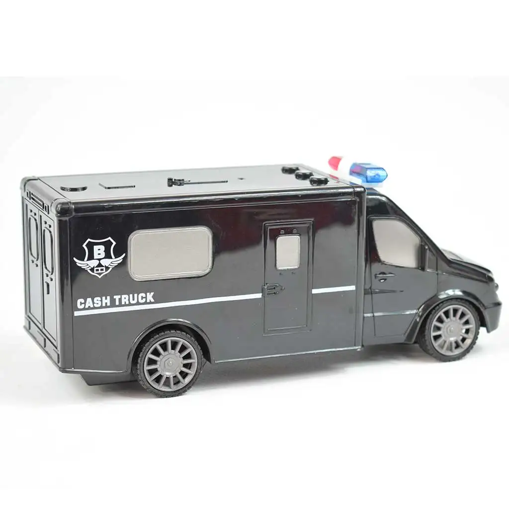 RC ferngesteuerter Geldtransporter mit Lichteffekten im Maßstab 1/30, 20 cm kép 2