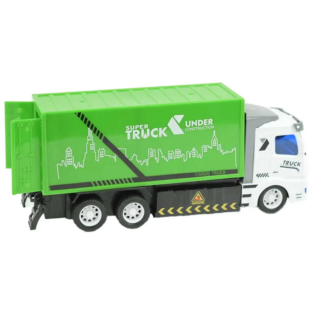 RC ferngesteuerter Müllwagen mit Lichteffekten 1/48 Maßstab 18cm kép 3