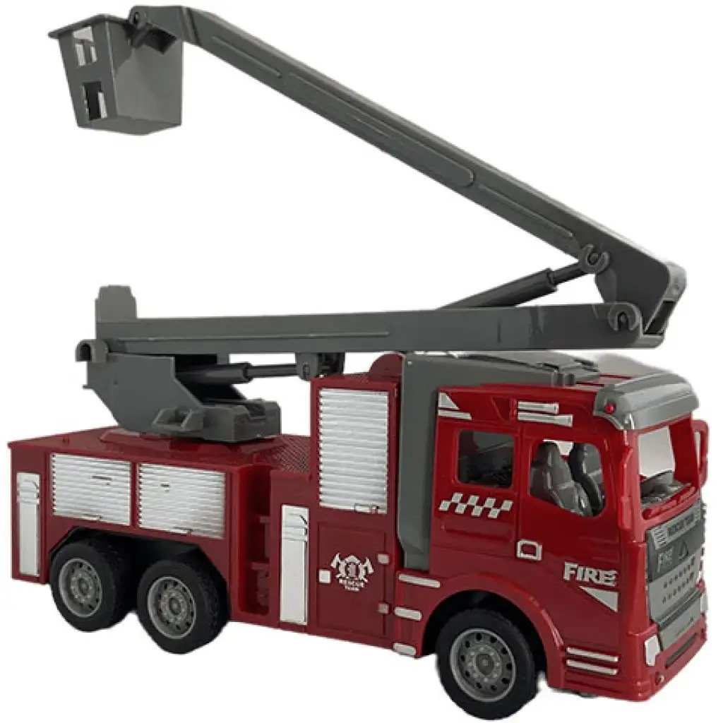 RC ferngesteuertes Hubarbeitsbühnen-Feuerwehrauto im Maßstab 1/30, 22 cm kép 2