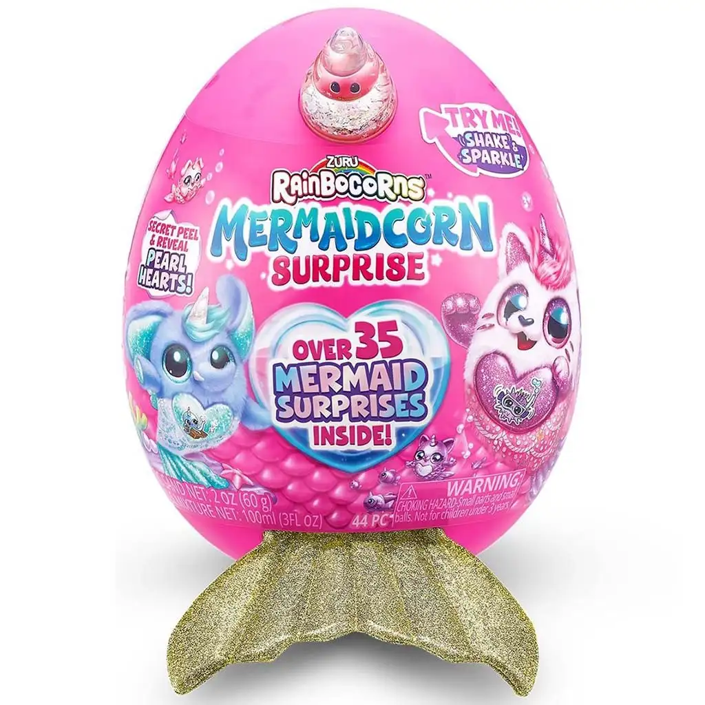 Rainbocorns: Mermaidcorn S5 Überraschungsei Meerjungfraueinhorn Plüschfigur in verschiedenen Varianten 1 Stk. kép 1