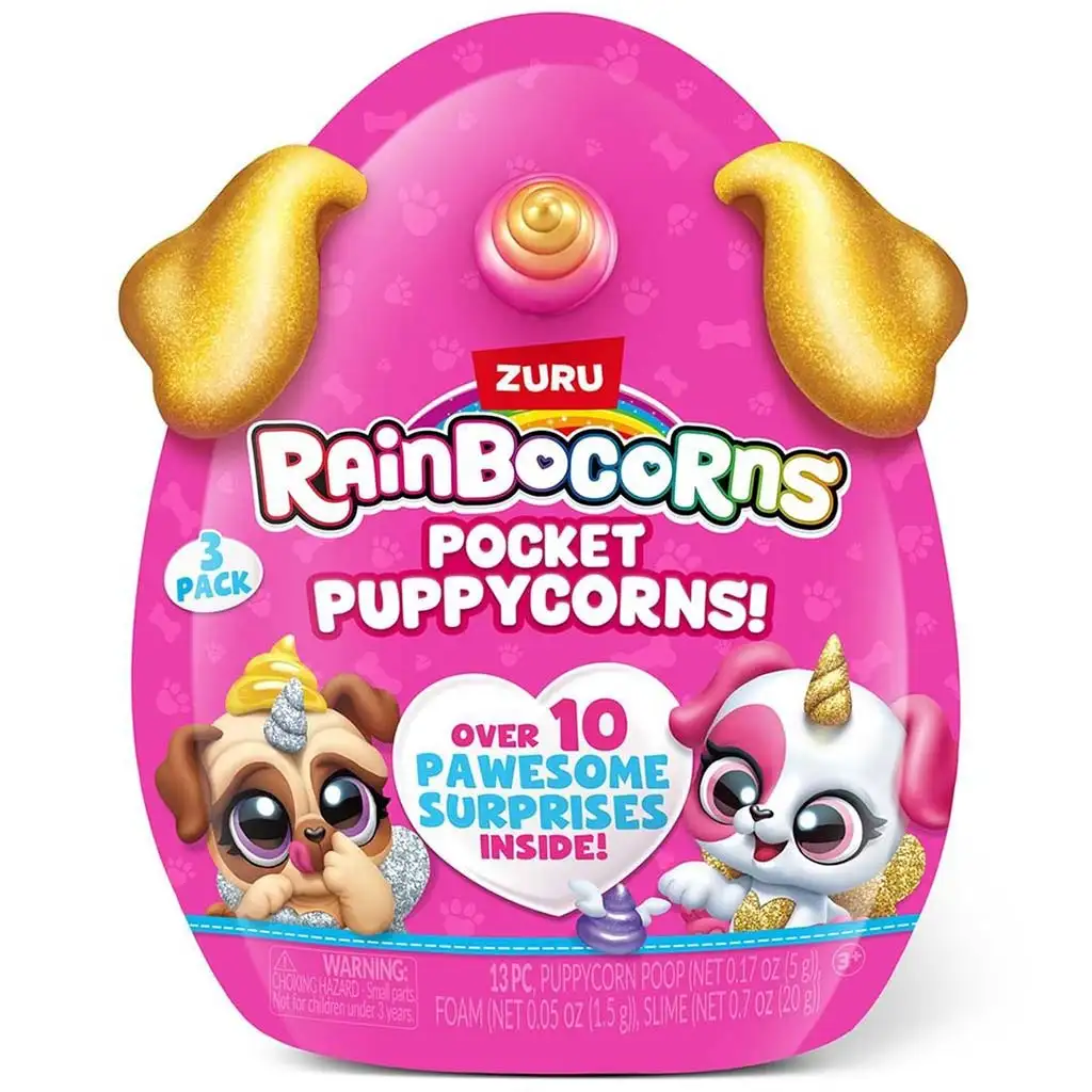 Rainbocorns: Pocket Puppycorn Überraschungshündchen in verschiedenen Varianten 1 Stück